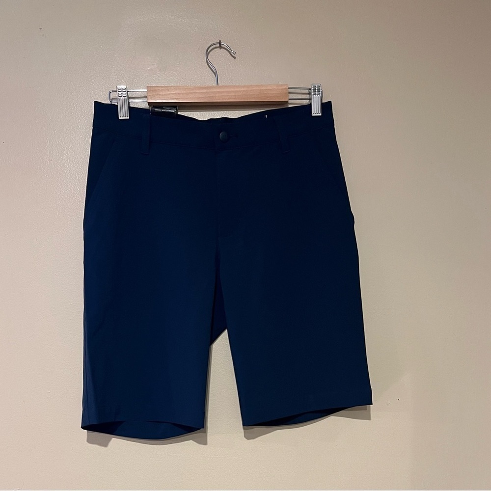 Adidas Mens Size 28 Navy Blue 10" Utility Regular Fit Shorts Ultimate 365 Golf